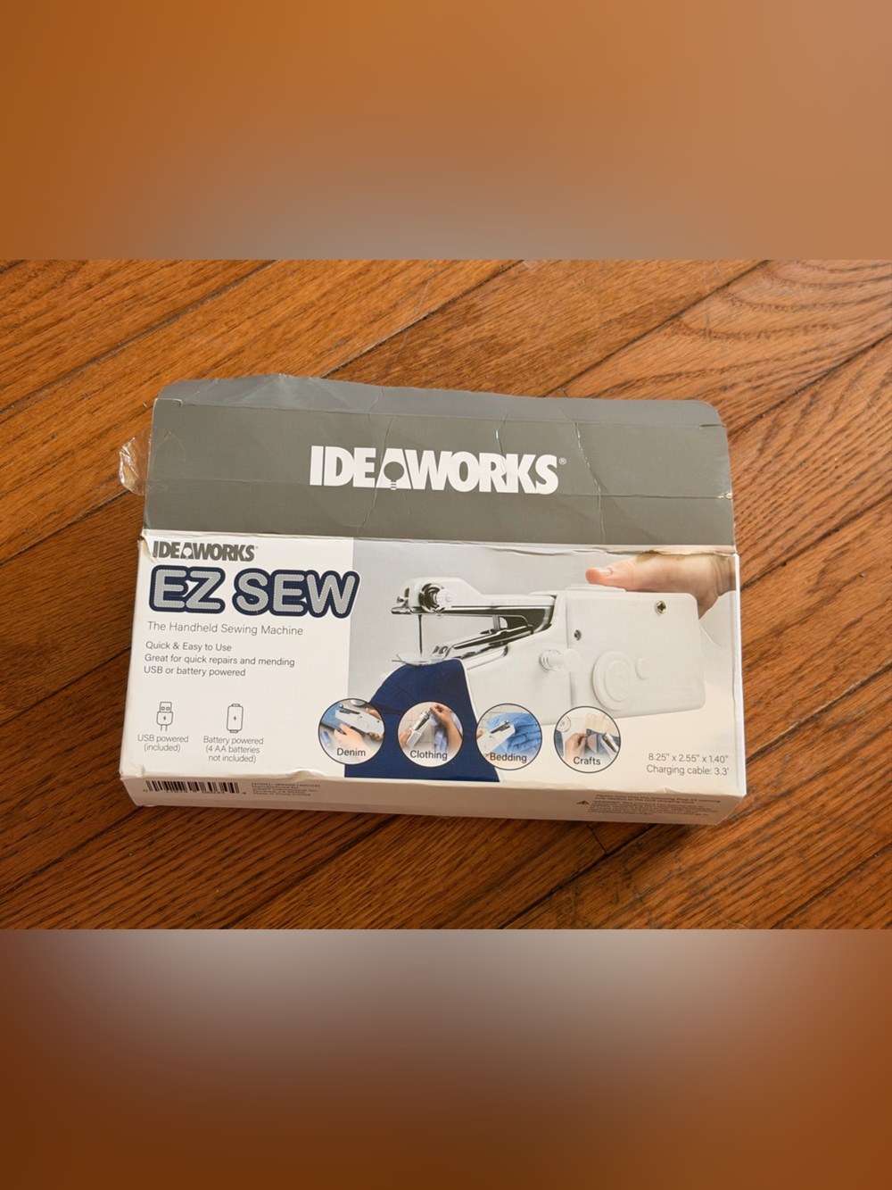 EZ SEW Handheld Mini Sewing Machine - White